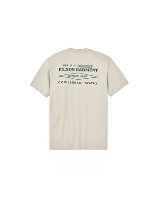 Filson S/S Diamond Graphic T-shirt Gray Sky