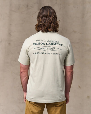 Filson S/S Diamond Graphic T-shirt Gray Sky