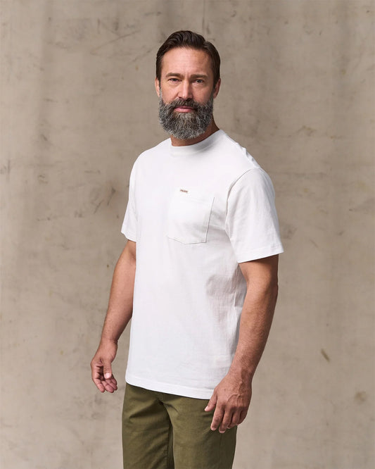 Filson S/S Outfitter Pocket T-shirt Bright White
