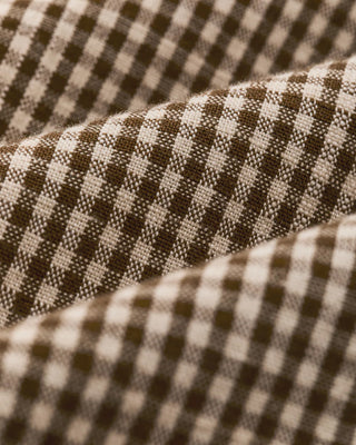 Filson Short Sleeve Chambray Shirt Coffee / Natural detail