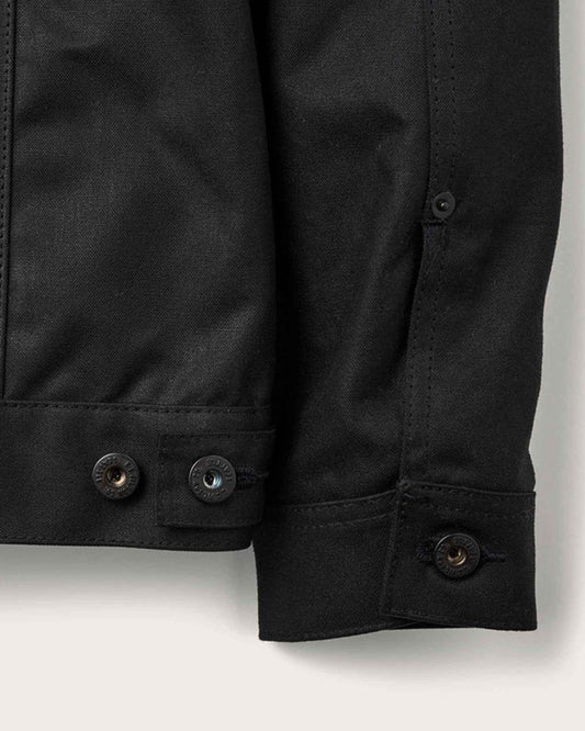 Filson Tin Cloth Short Lined Cruiser Jacket Black