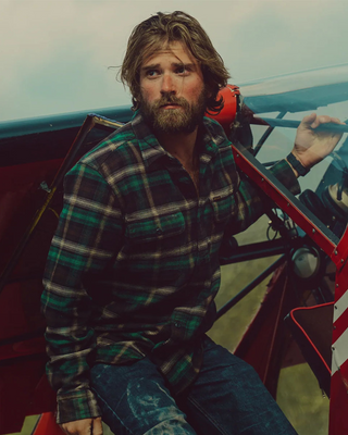 Filson Vintage Flannel Work Shirt Brown / Cream / Multi