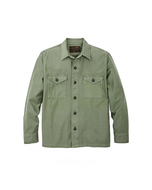 Filson Field Jac-Shirt Washed Fatigue Green