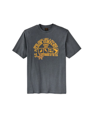 Filson Frontier Graphic T-shirt Storm Blue