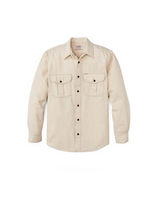 Filson Natural Twill Guide Shirt Natural Seed
