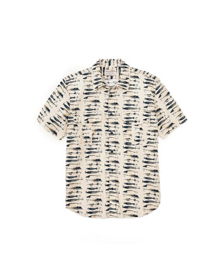 Filson Washed S/S Feather Cloth Shirt Lures Natural