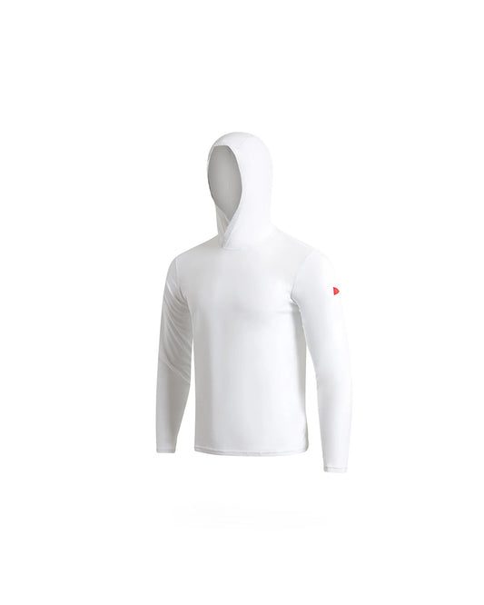 Florence Marine X Airtex Long Sleeve Hooded Shirt White