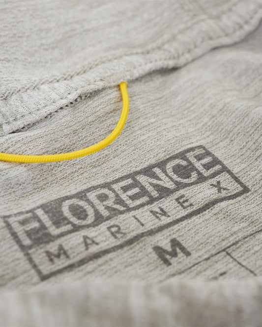 Florence Marine X Airtex Long Sleeve Hooded Shirt Light Heather Grey