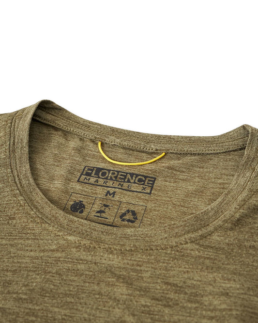 Florence Marine X Airtex Longsleeve Shirt Heather Burnt Olive