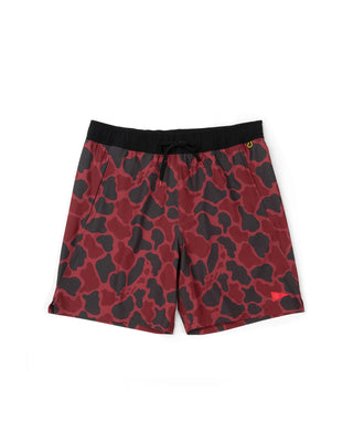 front view red boardshort florence marine x
