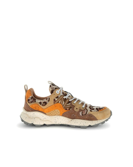 Flower Mountain Women's Yamano 3 Suede Light Orange / Brown Orange