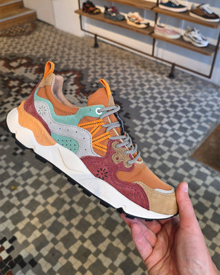 Flower Mountain Yamano 3 Suede Nylon Unisex Cognac / Couio / Light Green