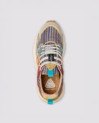 Flower Mountain Yamano 3 Uni Suede Cotton Striped Grey / Military / Rust