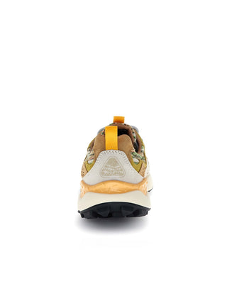 Flower Mountain Yamano 3 Uni Suede Cotton Striped Military / Brown / Cream