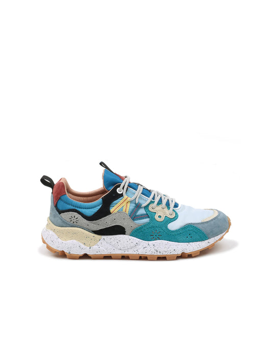 Flower Mountain Yamano 3 Uni Suede Nylon Celeste / Azure / Grey