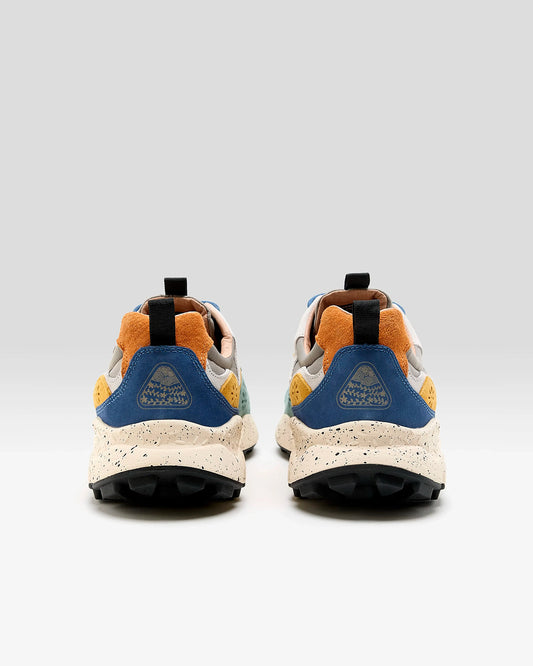 Flower Mountain Yamano 3 Uni Suede Nylon Grey / Petrol / Zucca