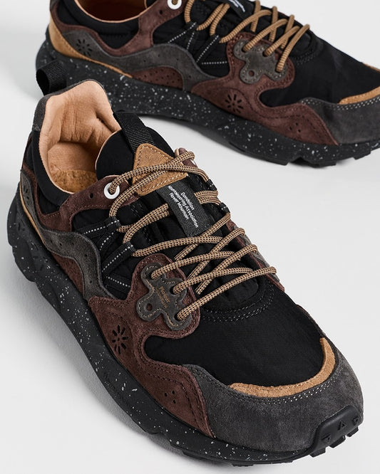 Flower Mountain Yamano 3 Suede Nylon Dark Grey / Black / Dark Brown