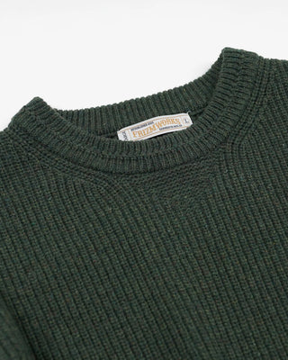 Frizmworks Patch Round Pullover Knit Forest Green