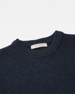 Frizmworks Patch Round Pullover Knit Navy