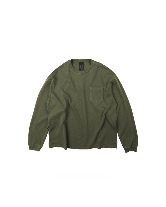 Frizmworks Pigment Pocket Long Sleeve Tee Olive