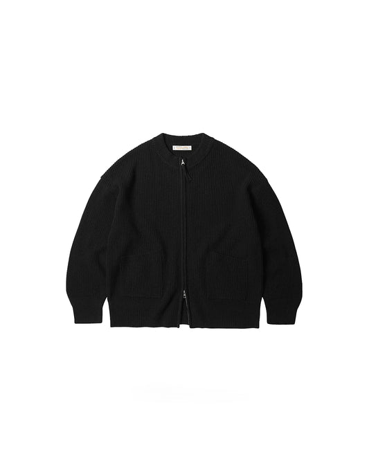 Frizmworks Wool Deck Zipup Cardigan Black