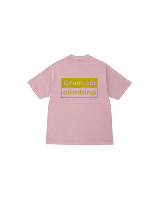 Gramicci Climbing Tee Pigment Dyed Lilac Pigment