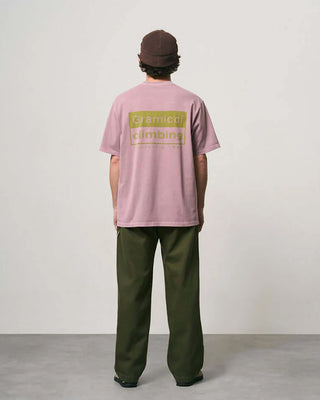 Gramicci Climbing Tee Pigment Dyed Lilac Pigment