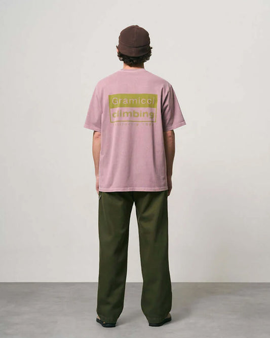 Gramicci Climbing Tee Pigment Dyed Lilac Pigment