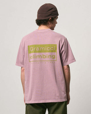Gramicci Climbing Tee Pigment Dyed Lilac Pigment