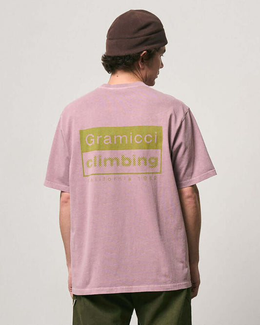 Gramicci Climbing Tee Pigment Dyed Lilac Pigment