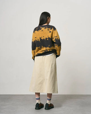 Gramicci Mohair Splatter Sweater Safron Splatter