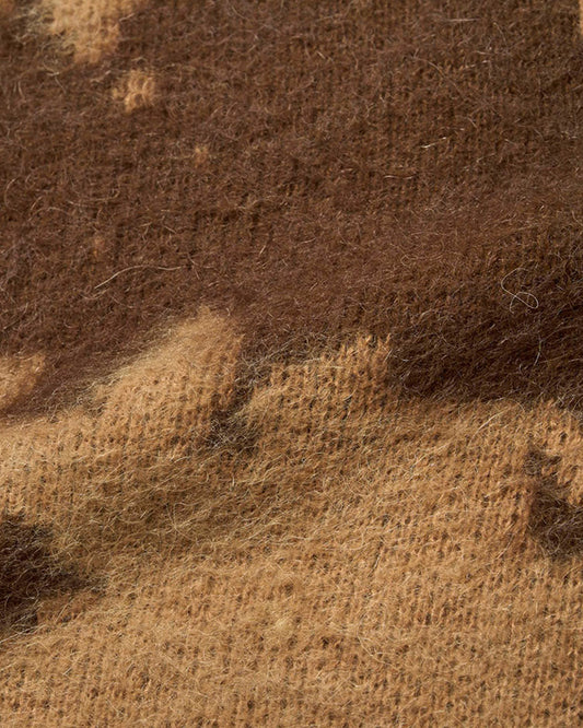 Gramicci Mohair Splatter Sweater Taupe Splatter
