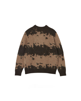 Gramicci Mohair Splatter Sweater Taupe Splatter
