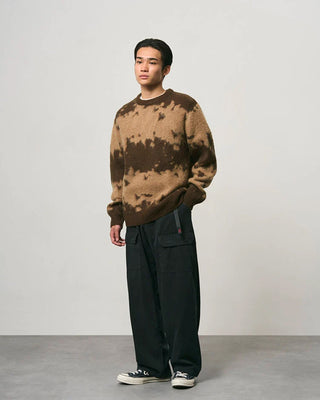 Gramicci Mohair Splatter Sweater Taupe Splatter