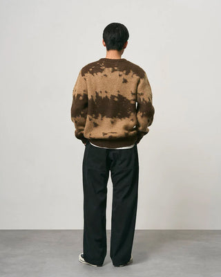 Gramicci Mohair Splatter Sweater Taupe Splatter