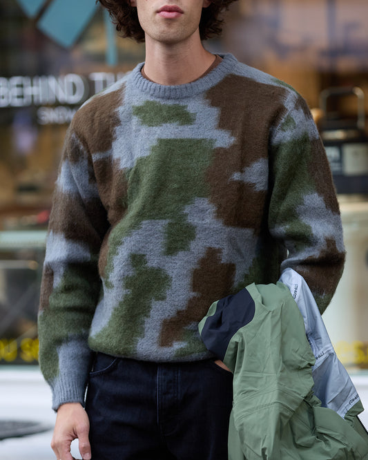 Gramicci Mohair Sweater Jungle Digi Camo