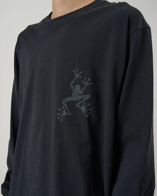 Gramicci Sticky Hands Longsleeve Tee Vintage Black by Gramicci