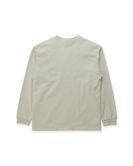 Gramicci L/S Pocket Tee Pigment Dyed Natural Pigment