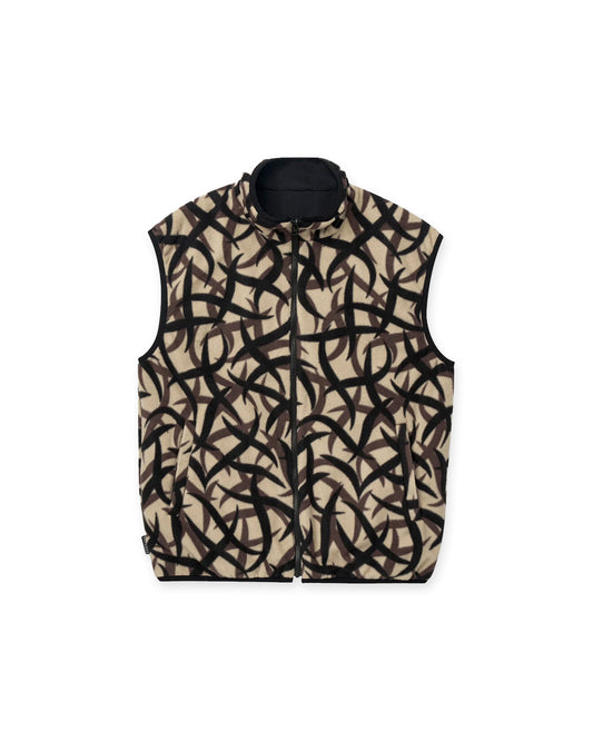 Gramicci Reversible Fleece Vest Tribal Terra