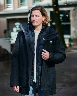 Haglöfs Asp 3-in-1 GTX Parka Black - Waterproof Men's Parka