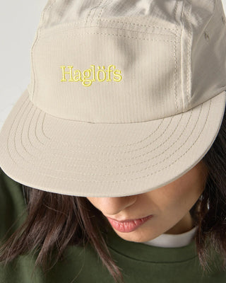 Haglofs Brand Five Panel Cap True Chalk Beige