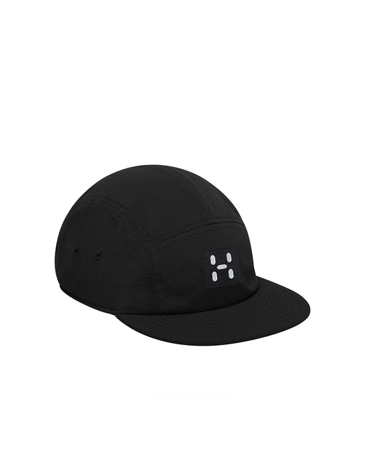Haglofs Brand Five Panel Cap True Black Solid