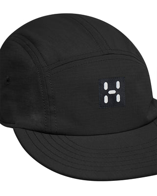 Haglofs Brand Five Panel Cap True Black Solid
