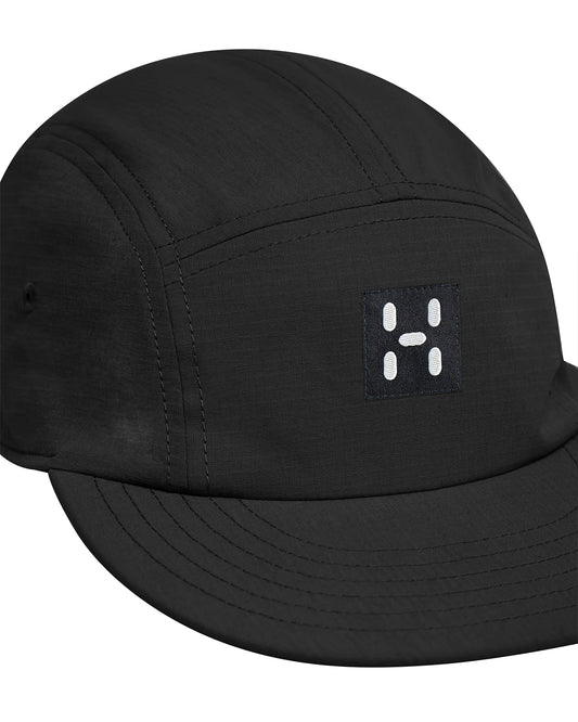 Haglofs Brand Five Panel Cap True Black Solid