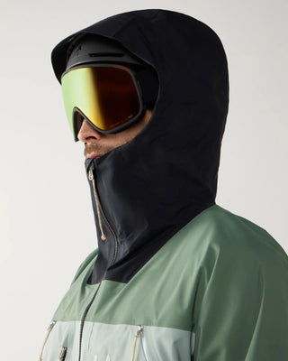 Haglöfs Vassi Gore-Tex Pro II Jacket Men True Black / Chlorophyll Green / Dew Green
