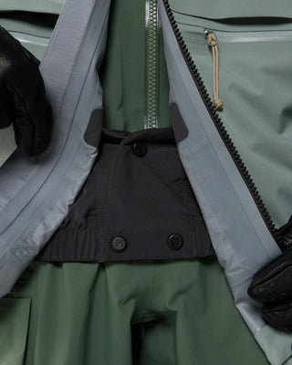 Haglöfs Vassi Gore-Tex Pro II Jacket Men True Black / Chlorophyll Green / Dew Green