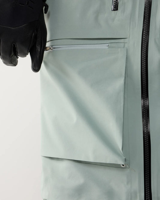 Haglöfs Vassi Gore-Tex Pro II Jacket Men True Black / Chlorophyll Green / Dew Green