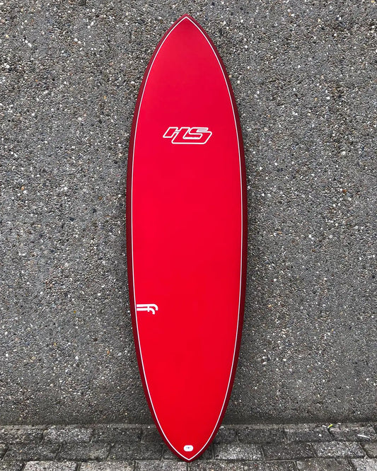 Haydenshapes Hypto Krypto FF - FCS II - 3 Fin Surfboard red