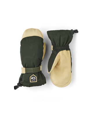 Hestra Abisko Ecocuir Mitt Dark Green
