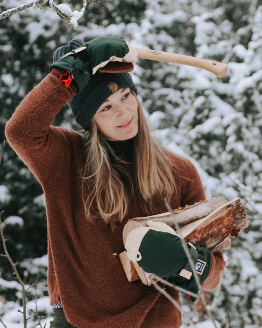Hestra Abisko Ecocuir Mitt Dark Green